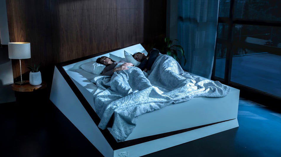 Smart Bed With Conveyor Belt Will Roll Selfish Sleepers Back To Their Side Of Th