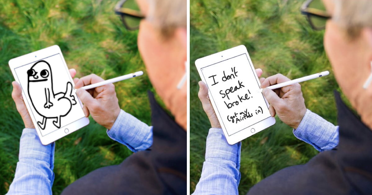 Tim Cook's Photo Drawing on New iPad Has Turned into A Photoshop Battle ...