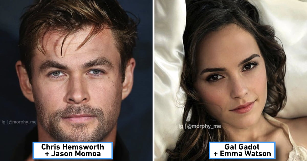 Student Morphs Famous Faces Together And Here Are 20 Of Them 9gag Chris hemsworthpodlinnaya uchetnaya zapis @chrishemsworth. student morphs famous faces together
