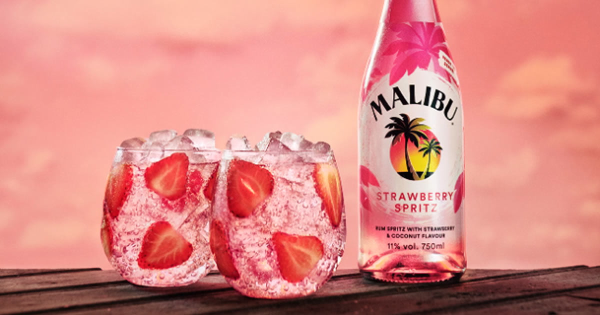 Malibu Launches Sparkling Strawberry Flavoured Rum - 9GAG