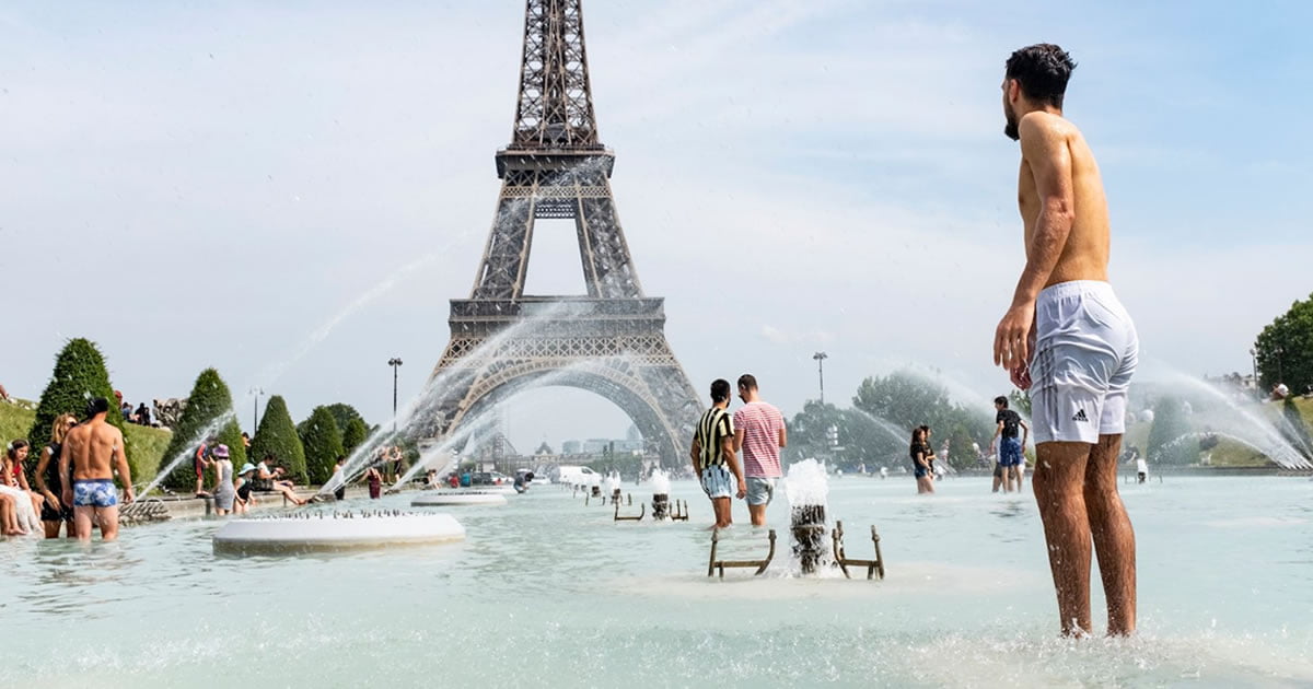 France Experiences Its Hottest Day In Country's Record - 9GAG