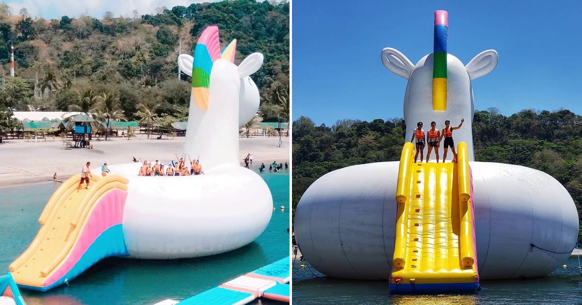 giant unicorn blow up