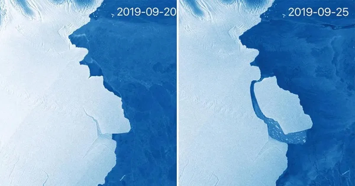 antarctica iceberg size