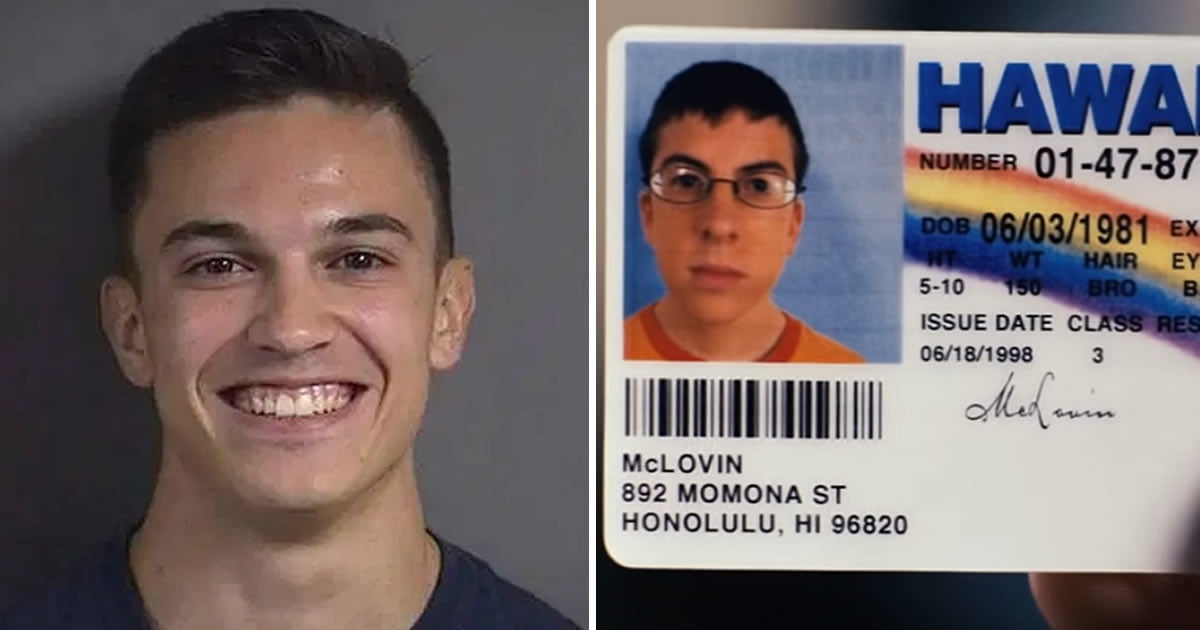 Dude Arrested For Using McLovin Fake ID To Get Into Bar - 9GAG.