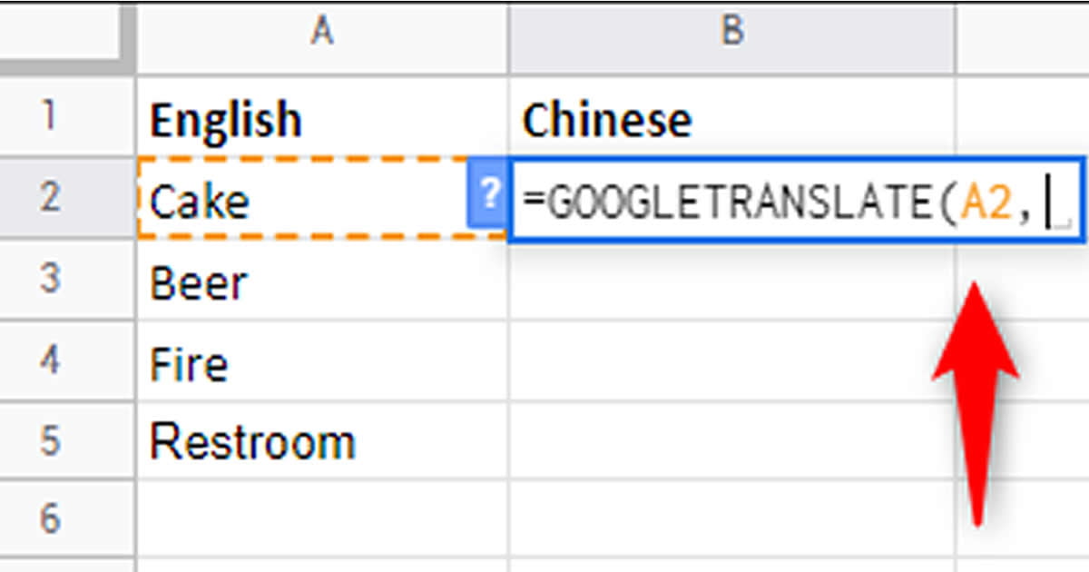 Excel Formula To Translate To English