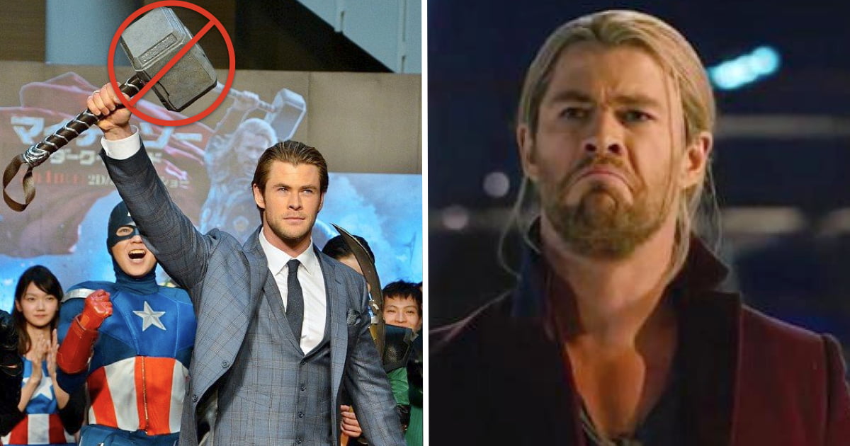 Chris Hemsworth’s Wife Says He Stole 5 Hammers From Set