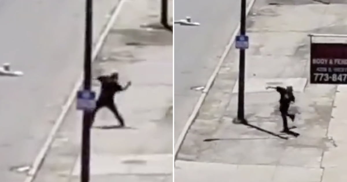 Dude throws rocks at car, instantly regrets it 9GAG