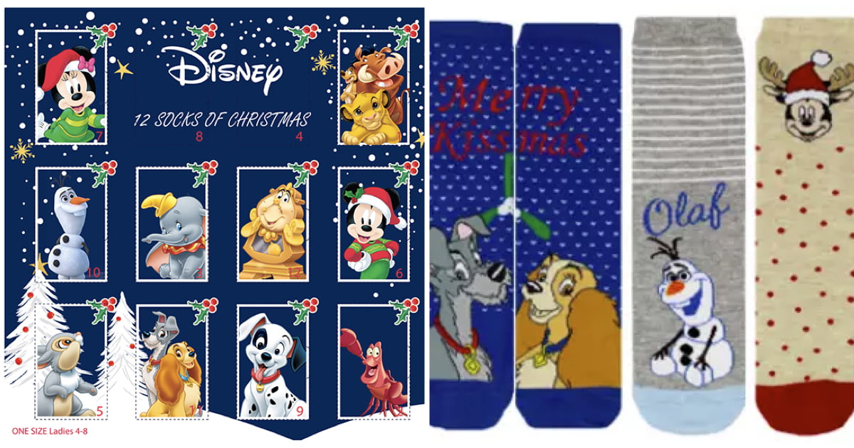 You Can Get An Advent Calendar Filled With Disney Christmas Socks 9GAG