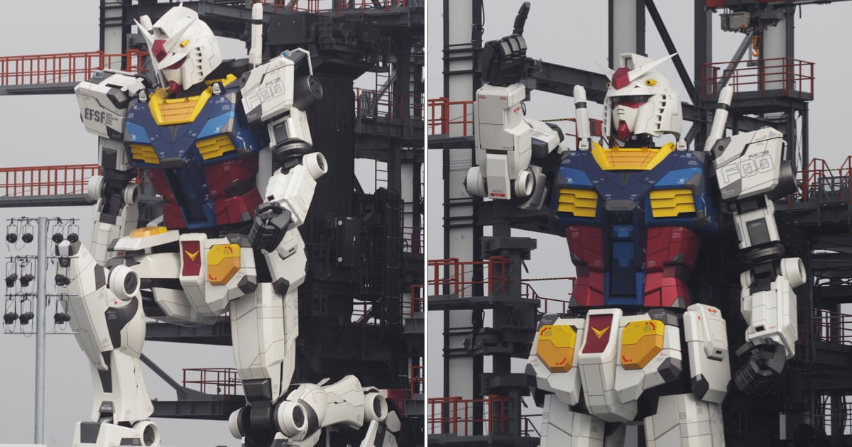 Life Size RX-78 Gundam In Japan Now Can Move - 9GAG