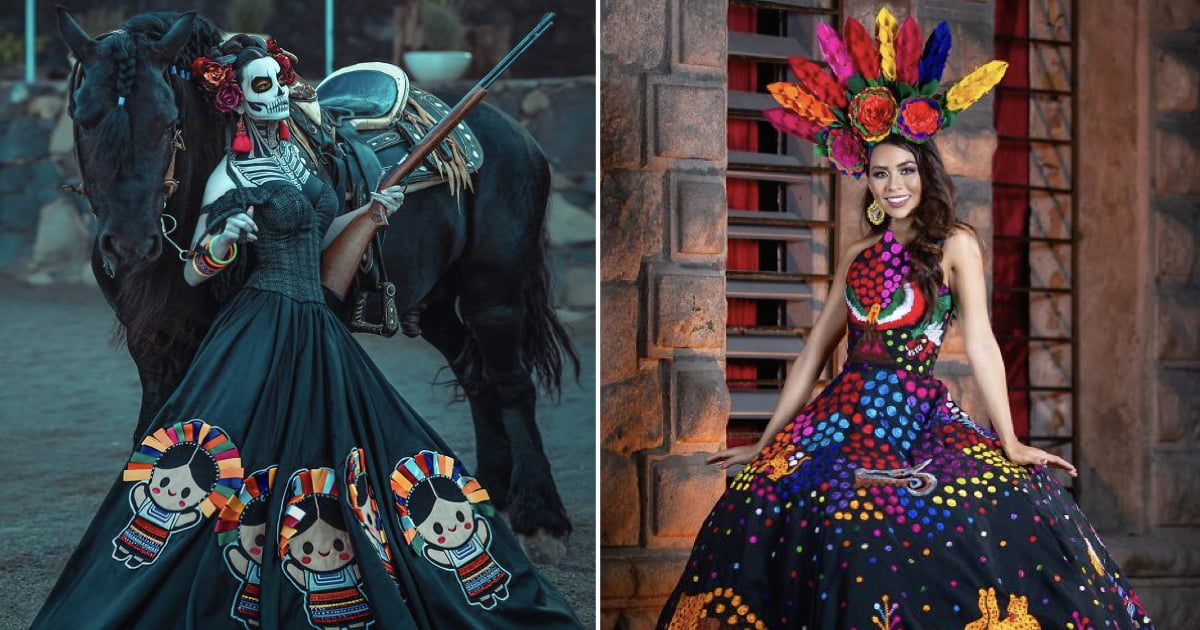 2020 Miss Mexico Contestants Compete In Amazing Traditional Outfits - 9GAG