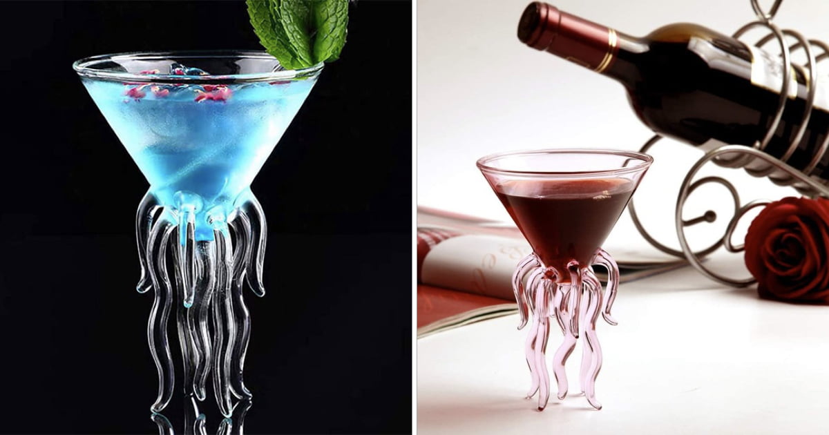 Fancy A Drink In These Cocktail Glasses With Tentacles? - 9GAG