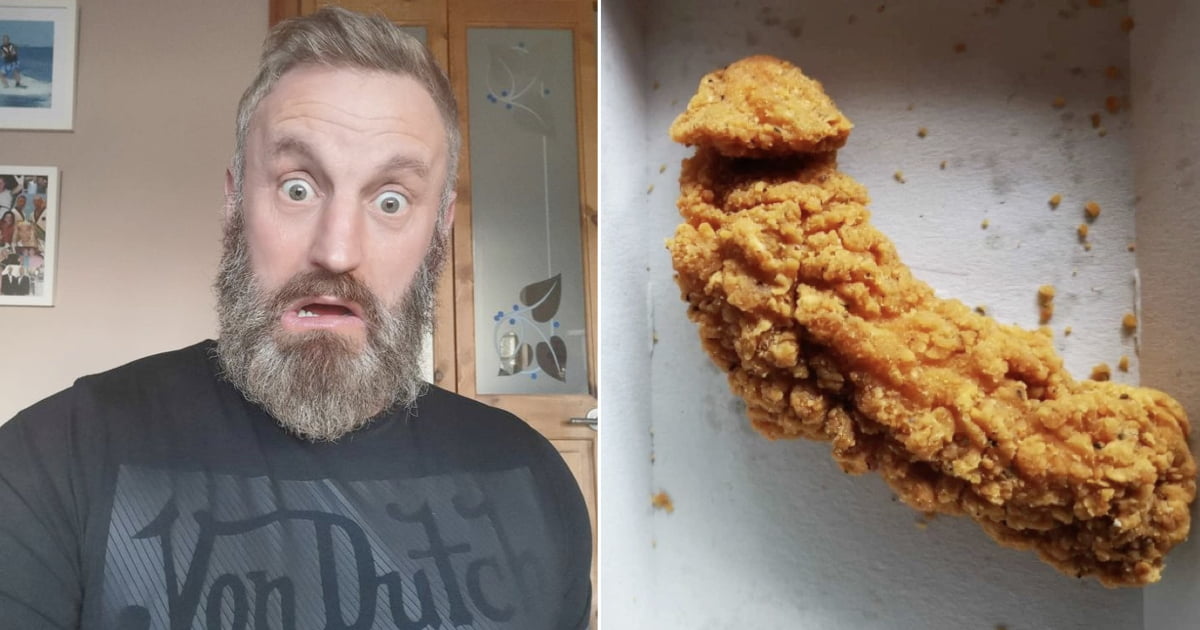 Dad Found Unusually Shaped Chicken In His McDonald's Box - 9GAG