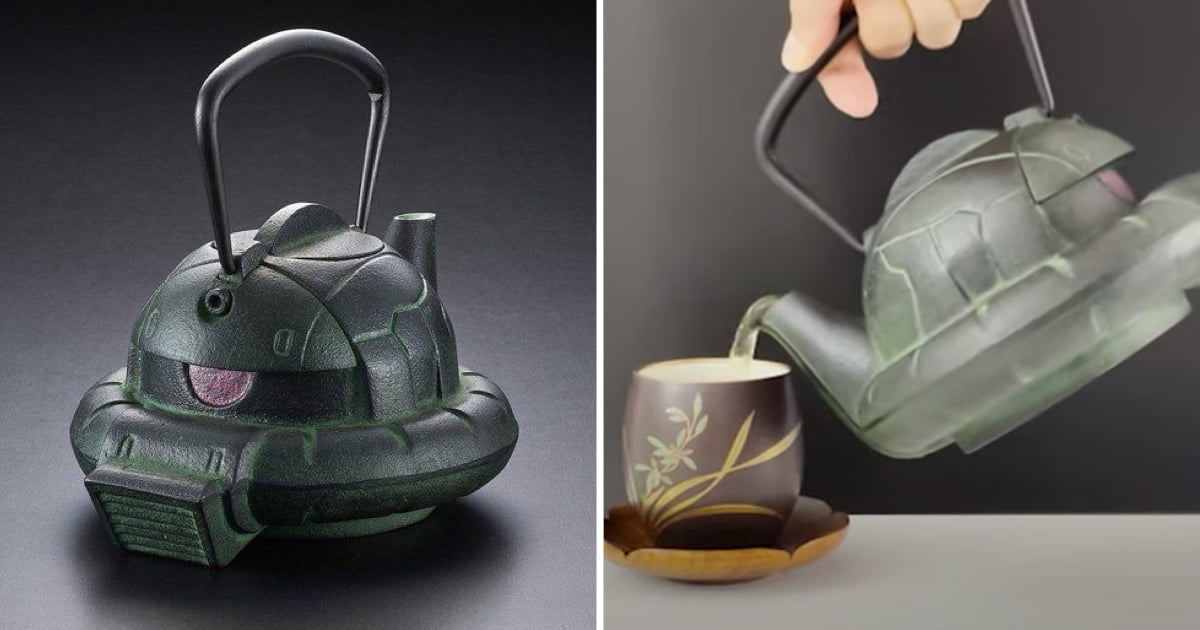 Serve Tea With This ZAKU Iron Teapot 9GAG