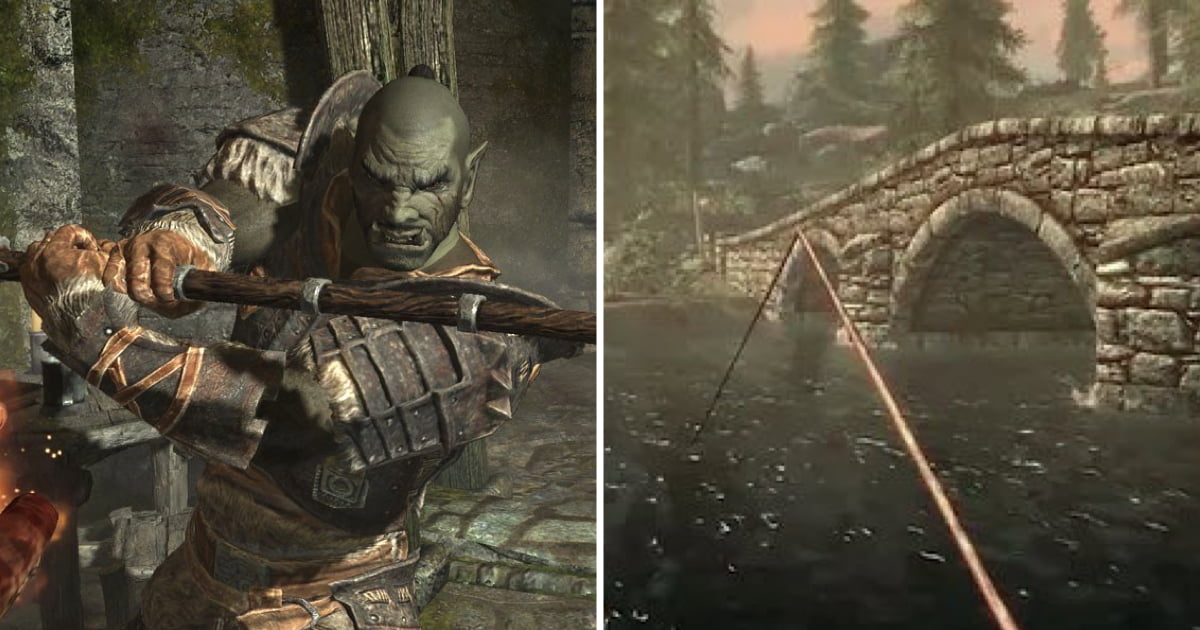 You Can Now Fish In Skyrim’s Free Update 9GAG