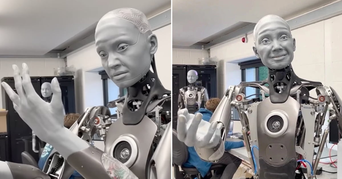 Ameca AI Humanoid Can Make Human-Like Facial Expressions - 9GAG