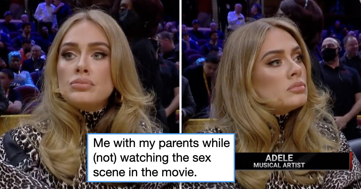 Adele's Appearance At The NBA All-Star Game Sparks Memes - 9GAG