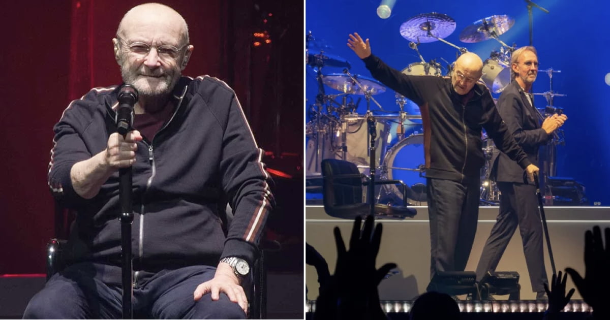 Phil Collins Bids Farewell To Fans At Final Genesis Concert - 9GAG