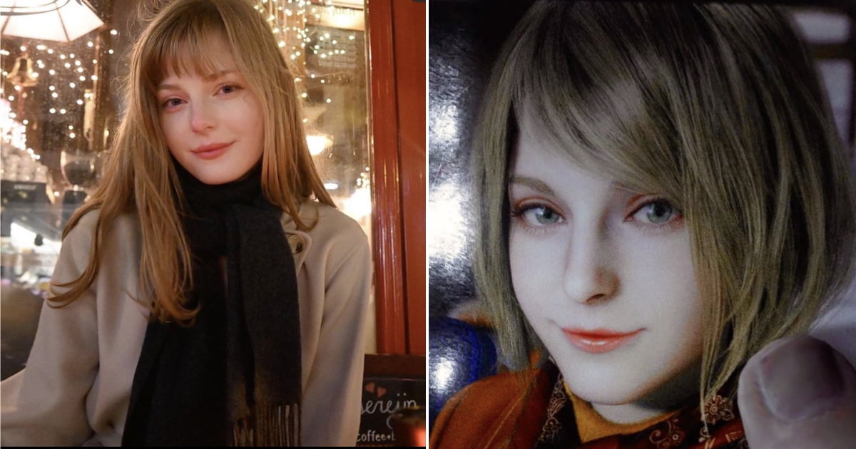 gaming memes on X: Ella Freya is the facial model of Ashley in RE4 Remake!   / X