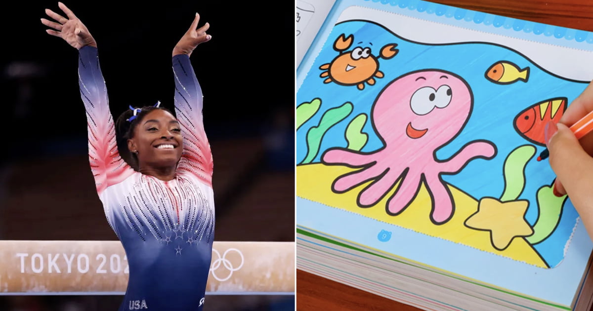 Olympian Simone Biles Gets Mistaken For A Child And Offered Coloring