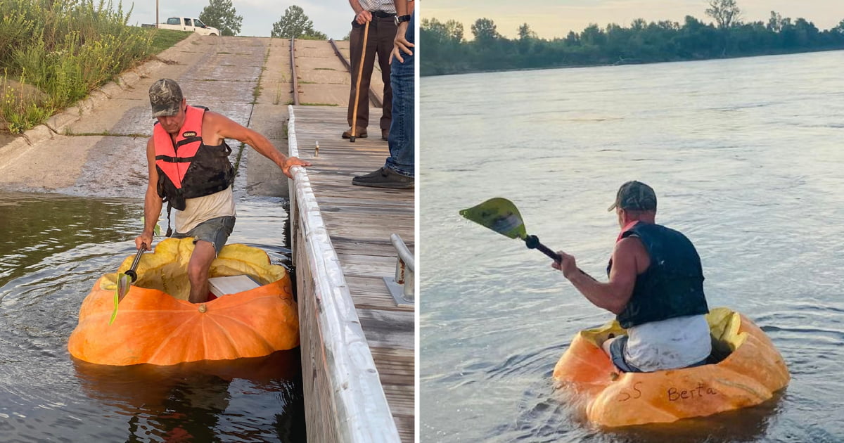 Man Paddles 61km Down Missouri River In Hollowed Out Pumpkin Attempts   63641312 1661914685.0264 VA7YSa N 