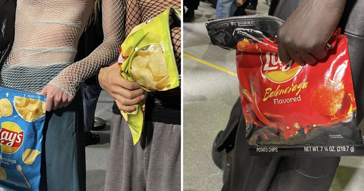 Balenciaga Teams Up With Lays To Make Luxury Potato Chips Bag 9gag 4277