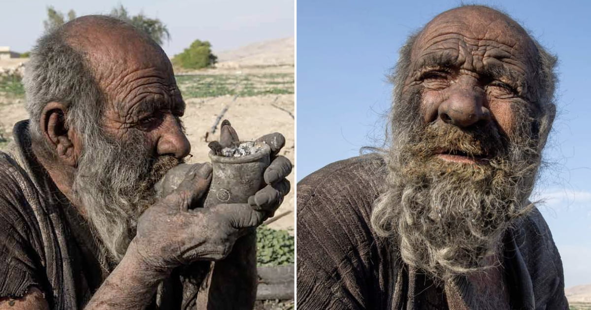 'World's Dirtiest Man' Amou Haji Dies After First Wash In 60 Years - 9GAG