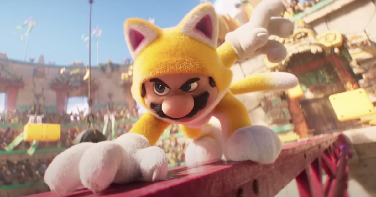 New Super Mario Bros Movie Trailer Reveals Cat Mario Seth Rogans