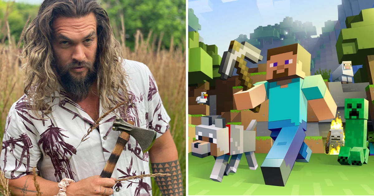 Jason Momoa Led Minecraft Live Action Movie Gets Release Date 9gag