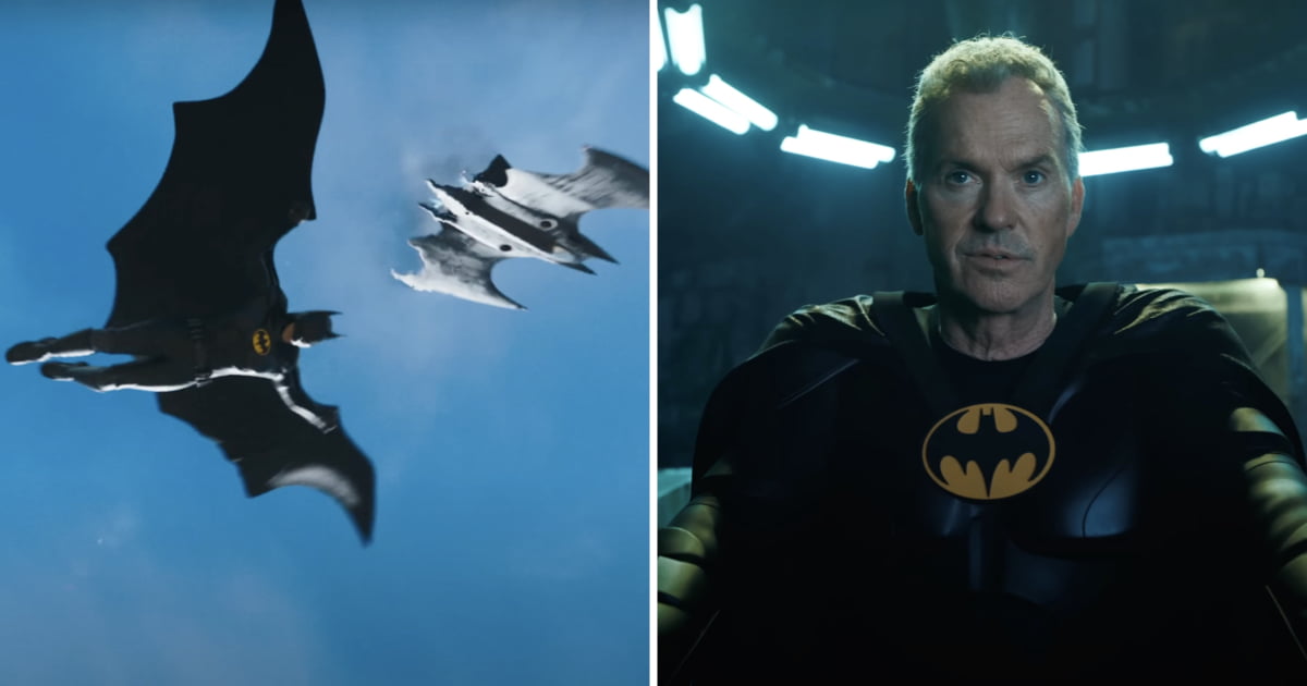 'The Flash' New Trailer Spotlights Michael Keaton's Batman - 9GAG