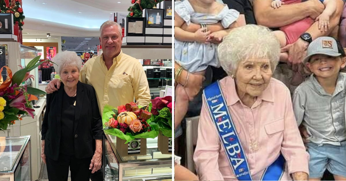 90-Year-Old Woman Who Never Missed A Day Of Work Retires After 74