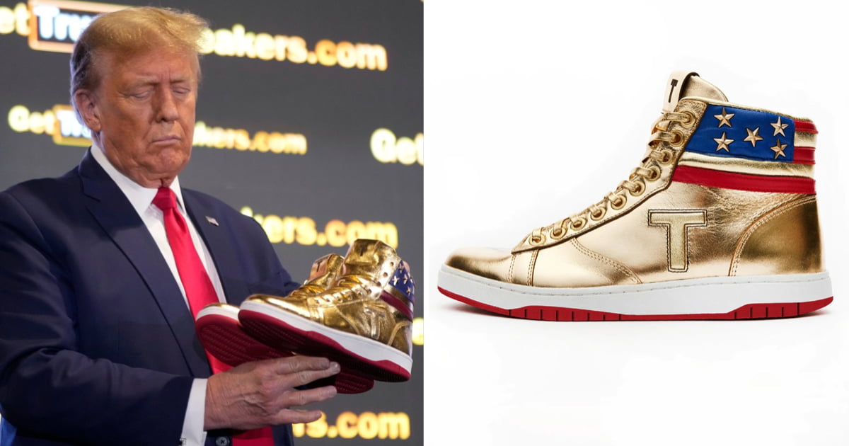Donald Trump Launches Sneaker Line After $355 Million Fraud Fine - 9GAG