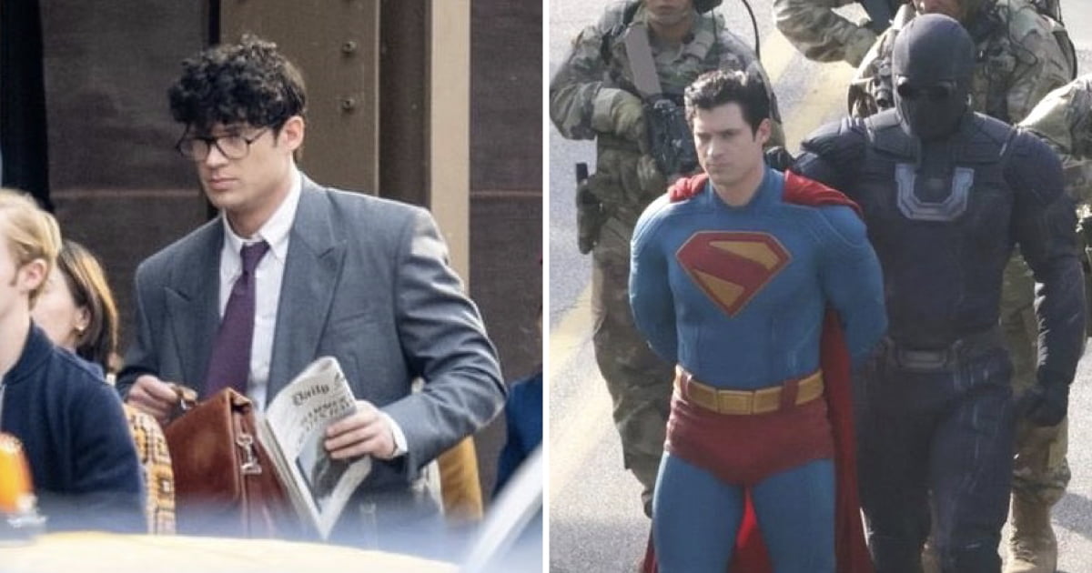 'Superman' New Set Photos Reveal First Look At David Corenswet's Clark ...