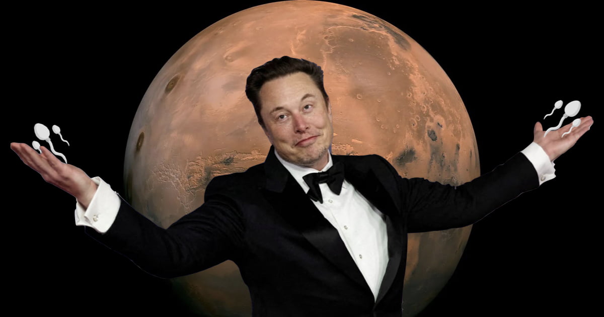 Elon Musk Has Reportedly Volunteered His Sperm To Help Colonize Mars 9gag 7567