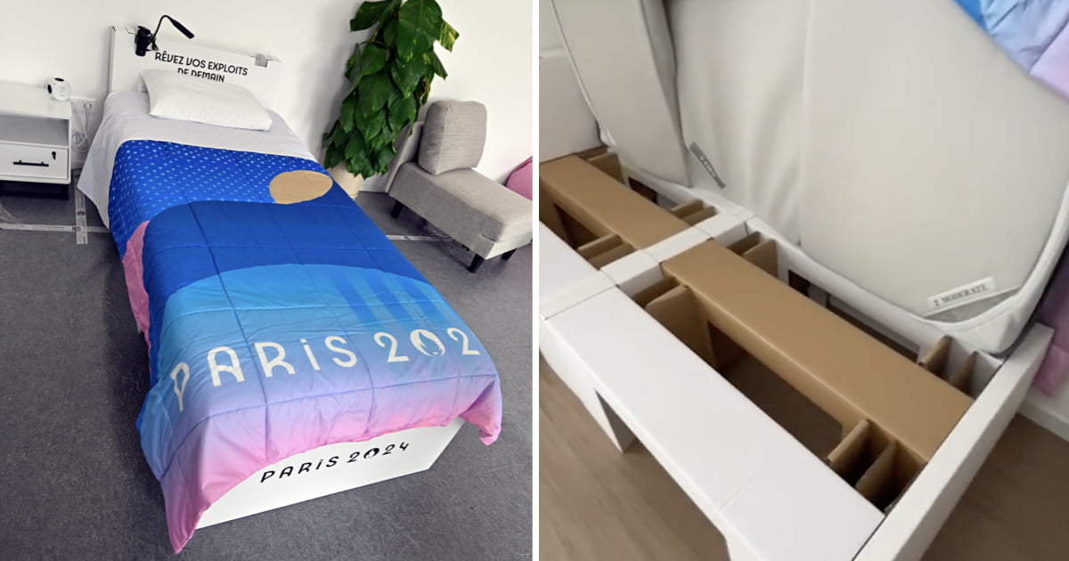 Viral Cardboard Beds Are Back For 2024 Paris Olympics 9GAG