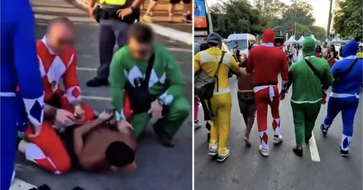 Cops Dressed As Power Rangers Arrest Suspect At Carnival - 9GAG