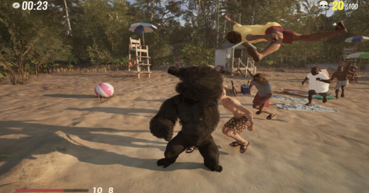 A 'Gorilla VS 100 Men' Game Is Set To Release In July - Gaming