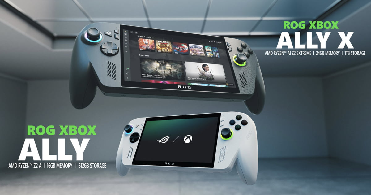 Microsoft Announces ROG Xbox Ally Handheld Gaming Devices - Gaming