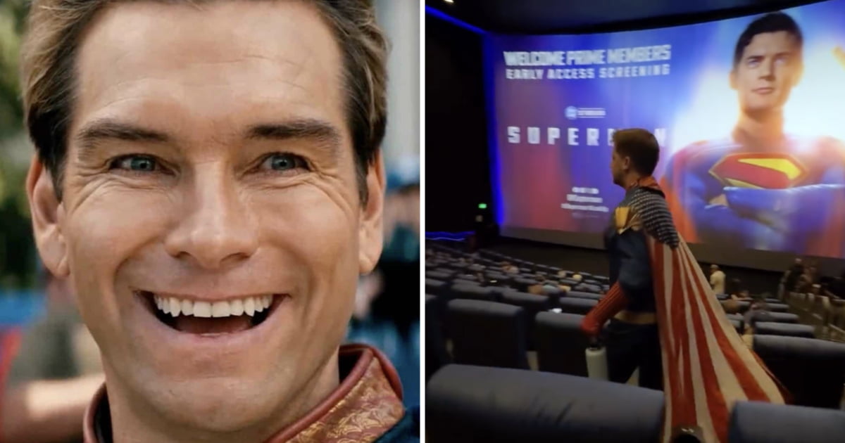Antony Starr Reacts To Fan Dressed As Homelander At 'Superman' Screening - Movie & TV