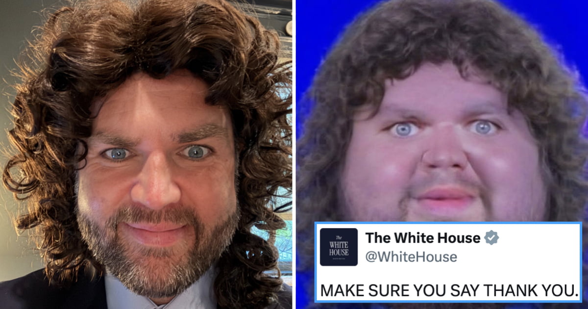 what did jd vance dress up as for halloween JD Vance turns internet joke into viral Halloween win with wig video