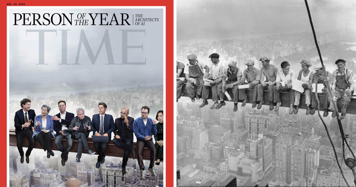 TIME Magazine Slammed For Replacing Iconic Workers Photo With AI Billionaires As 'Person Of The Year' - Science & Tech