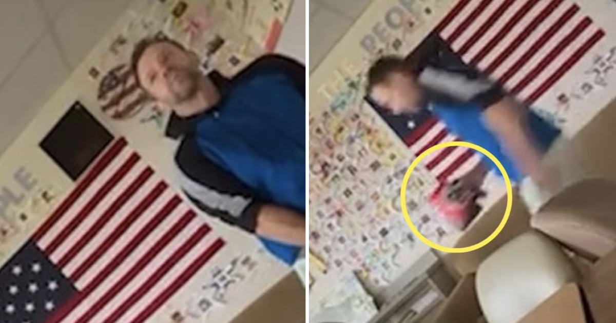 Teacher Suspended After Being Caught On Video Urinating In Classroom - 9GAG
