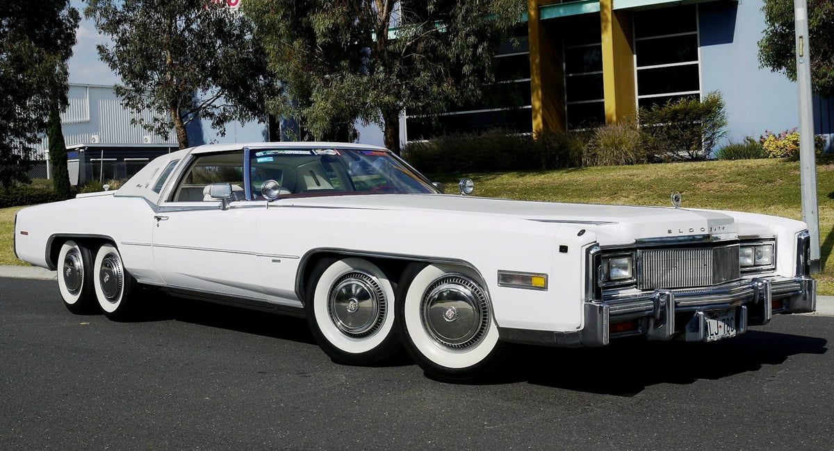 Eight-wheeled Cadillac Eldorado with hot tub & barbecue up for auction ...