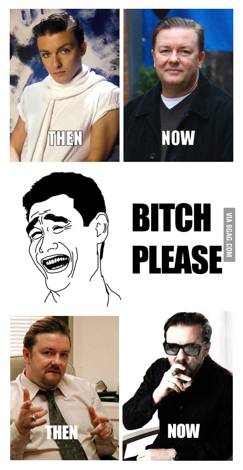 Ricky Gervais Now And Then Fixed 9gag 4011