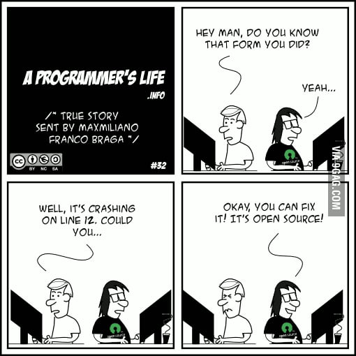 Lazy programmer is lazy - 9GAG