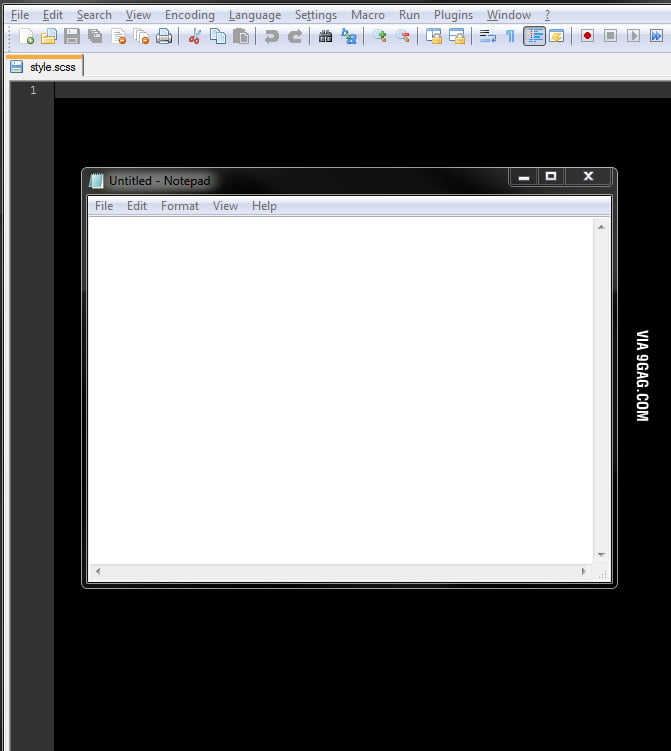Good HTML and CSS code that works fine on IE6 - 9GAG