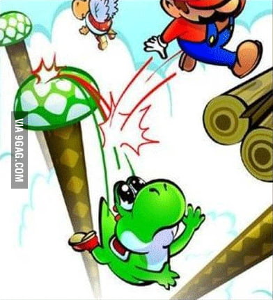 Mario - you bastard swine.... - 9GAG