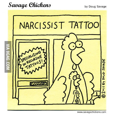 Narcissist Tattoo - 9GAG