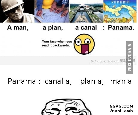 Reading it backwards - 9GAG