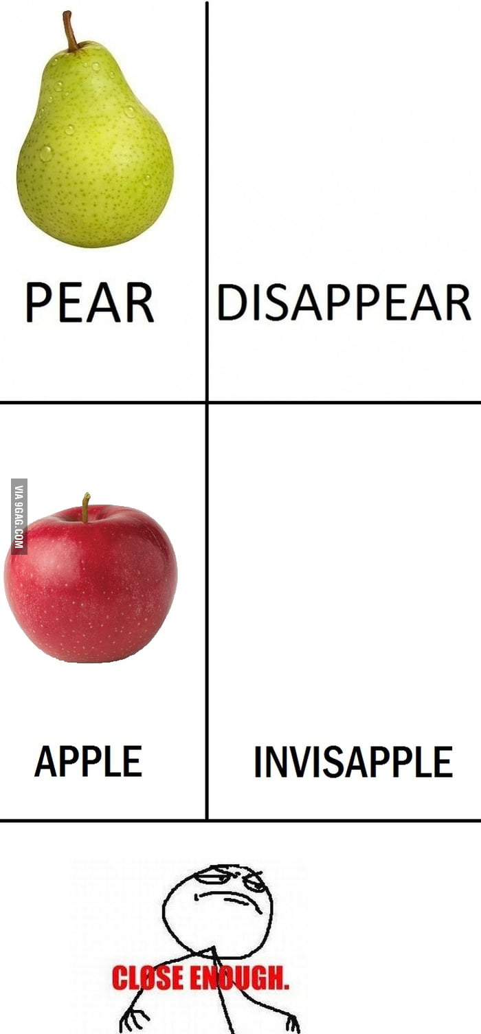 Pear Or Dissapear! [fixed] - 9gag