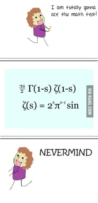 Every Math test - 9GAG